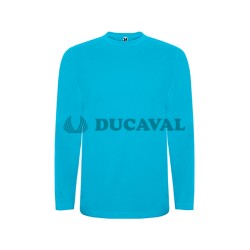 Camiseta turquesa manga larga inf.