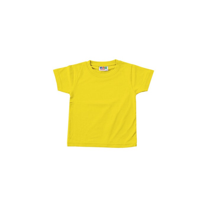 Camiseta premium bebé amarilla  Disfraces Ducaval