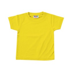 Camiseta premium bebé amarilla  Disfraces Ducaval