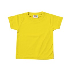 Camiseta premium bebé amarilla  Disfraces Ducaval