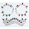 Joyas faciales multicolor  | Ducaval | Envías 24/48 horas 