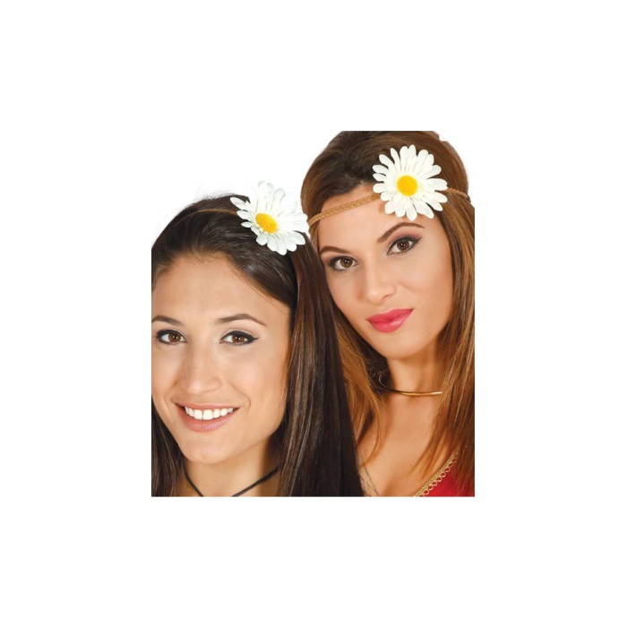 Diadema flor hippie