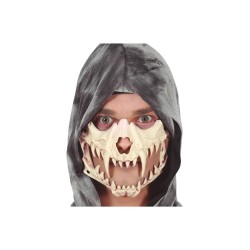 Máscara media calavera colmillos | Ducaval | Envíos 24/48 horas