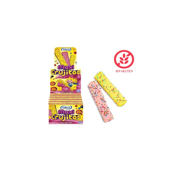 Maxicrujitos colores Vidal 75ud | Ducaval | Envíos 24/48h