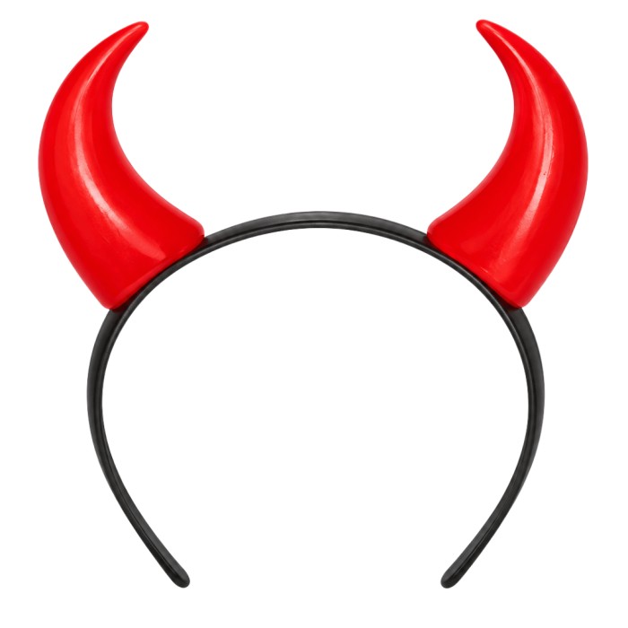 Diadema De Diablesa Con Cuernos Rojos | Ducaval | Envios 24/48 horas