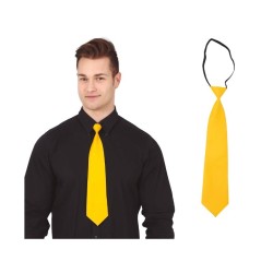 Corbata amarilla para adultos de 45cm | Ducaval | Envías 24/48 horas 