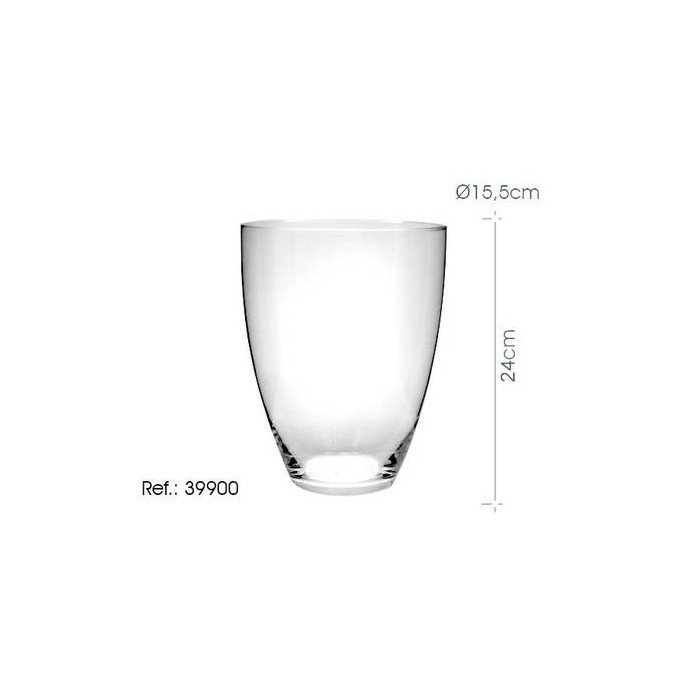 Centro mesa cristal 24cm alto