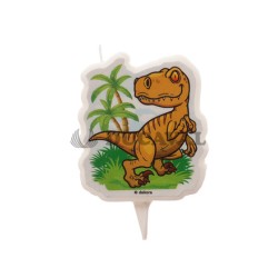 Display vela 2D dinosaurio 7,5cm | Ducaval | Envíos 24/48 horas