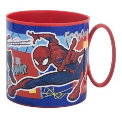 Taza micro Spiderman 390ml | Ducaval | Envías 24/48 horas 