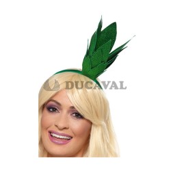 Diadema de hojas de piña  Ducaval 2448 horas envios