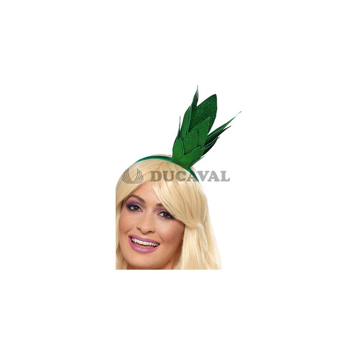 Diadema de hojas de piña  Ducaval 2448 horas envios