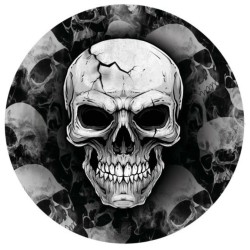 Platos calavera 6u 23cm | Ducaval | Envías 24/48 horas 
