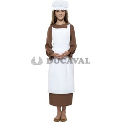 Set victoriano delantal y gorro  Disfraces Ducaval