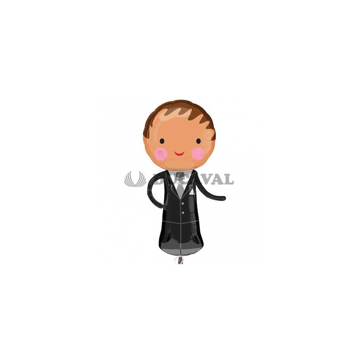 Globo foil figura novio