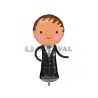 Globo foil figura novio
