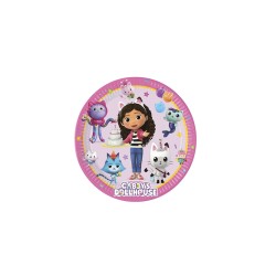 Platos Casa de Muñecas Gabby 23cm 8ud | Ducaval | Envíos 24/48 horas