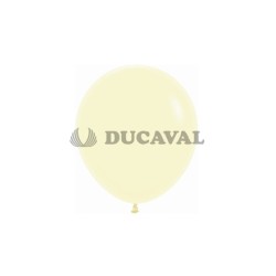 Globos látex amarillo pastel 45cm 6 unidades
