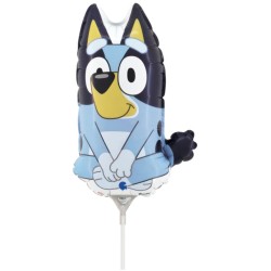 Globo foil mini con palo Bluey I Ducaval I Envíos 24/48 horas