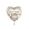 Globos foil recién casados coche 17/43cm