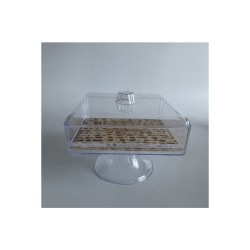 Bandeja stand con tapa 20,5X50,5cm con base | Ducaval | Envías 24/48 