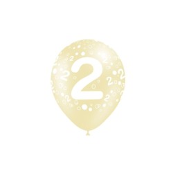 Globos número 2 100cm 8und | Ducaval | Envíos 24/48 horas