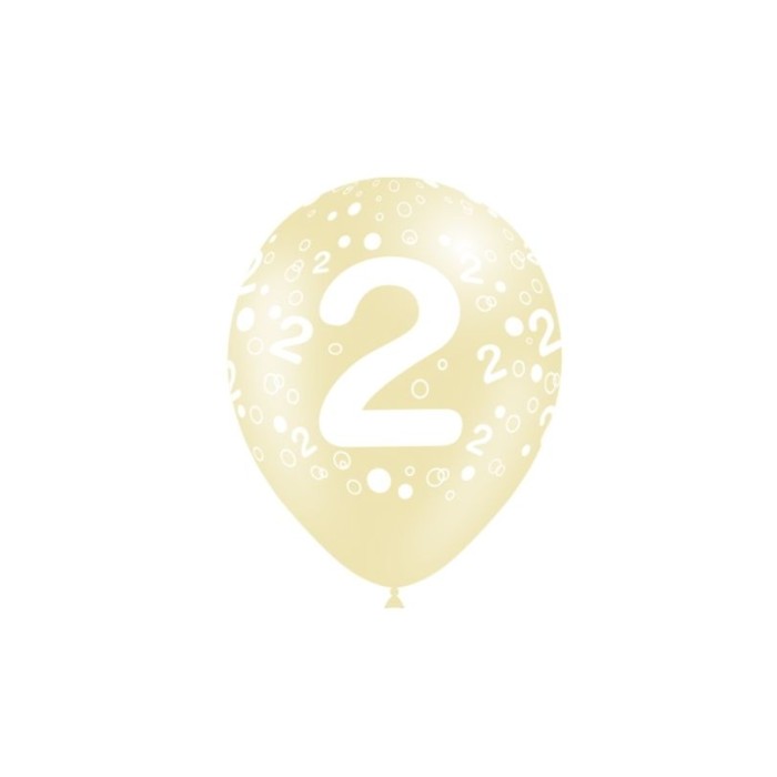 Globos número 2 100cm 8und | Ducaval | Envíos 24/48 horas