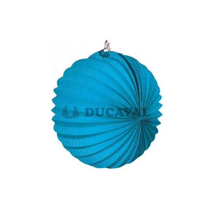 Farol esférico azul celeste 22cm | Ducaval | Envíos 24/48 horas
