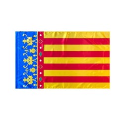 Bandera Comunidad Valencia 90x150cm | Ducaval | Envíos 24/48 horas