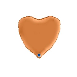 Globo foil corazón satin caramelo  46cm | Ducaval | Envíos 24/48 hora