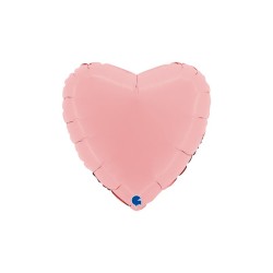 Corazón foil Rosa mate 18" | Ducaval | Envíos 24/48h