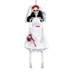 Colgante De Novia Esqueleto 40 Cm  | Ducaval | Envíos 24/48h