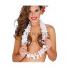 Collar hawaiano blanco  Disfraces Ducaval