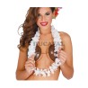 Collar hawaiano blanco  Disfraces Ducaval