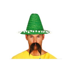 Sombrero mejicano verde 33cm | Ducaval | Envíos 24/48 horas