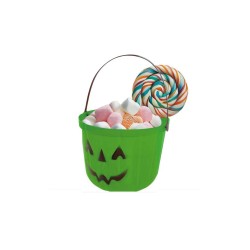 Cubo calabaza verde 20cm | Ducaval | Envios 24/48 horas.