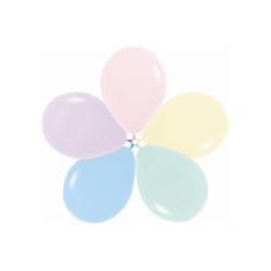 Globo látex pastel surtifo SLD 30 cm 50 u. | Ducaval | Envíos 24/48 h