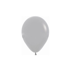 Globos Látex Fashion Gris 12.5 cm 100 U | Ducaval | Envíos 24/48 hora