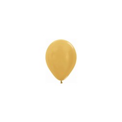 Globos látex metal dorado 30cm 50ud | Ducaval | Envíos 24/48 horas 