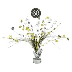 Centro de mesa 60 años