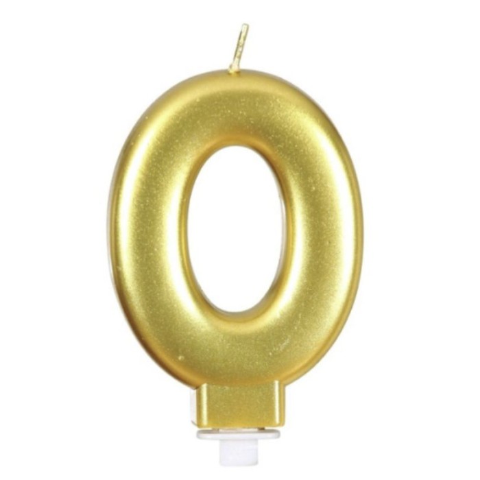 Vela Color Oro Número 0 | Ducaval | Envíos 24/48 horas