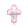 Globo foil cruz rosa P35  Disfraces Ducaval
