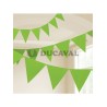 Banderín triángulos kiwi 10mts| Ducaval | Envíos 24/48h