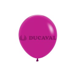 Globo látex fashion orquídea morada 45cm 15 unidades. Ducaval envios 