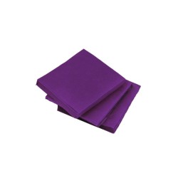 Servilletas violeta 20x20 doble capa 100ud | Ducaval | Envíos 24/48 h