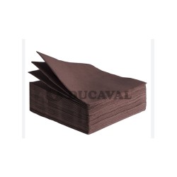 Servilletas marrón 20x20 doble capa 100ud. Ducaval envios 2448 horas
