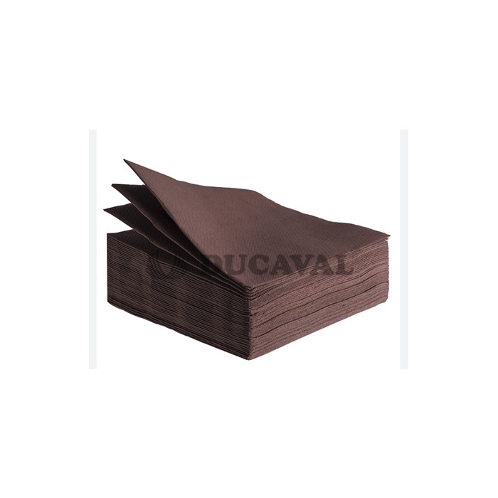 Servilletas marrón 20x20 doble capa 100ud. Ducaval envios 2448 horas
