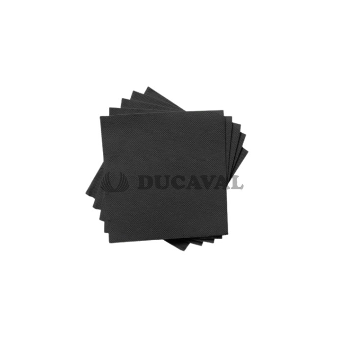 Servilleta negro 20x20 doble capa 100ud Ducaval envios 2448 horas