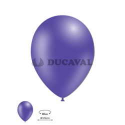 Globos látex púrpura 100ud 25cm | Ducaval | Envíos 24/48h
