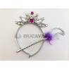 Diadema de princesa + varita