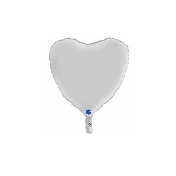 Globo foil Satín Blanco 18" | Ducaval | Envíos 24/48 horas